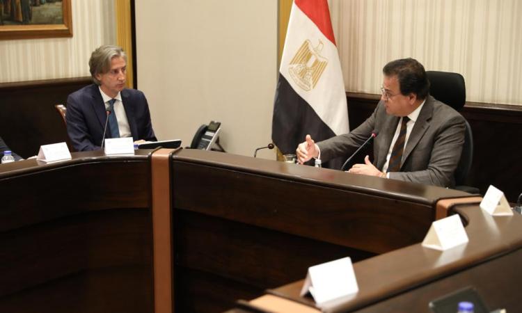 وزير الصحة والسكان يستقبل ممثل برنامج الأمم المتحدة الإنمائي لبحث سبل التعاون المشترك 1 167656993501724780883