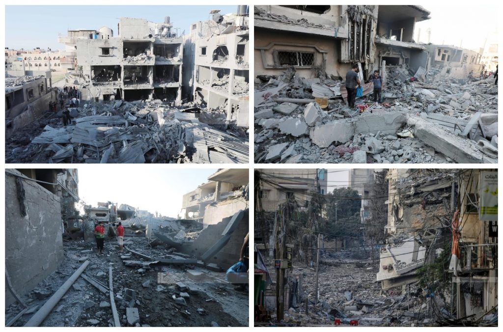 استشهاد 10 فلسطينيين جراء قصف الاحتلال الإسرائيلي لعدة مناطق بقطاع غزة 1 17033468002161724137624