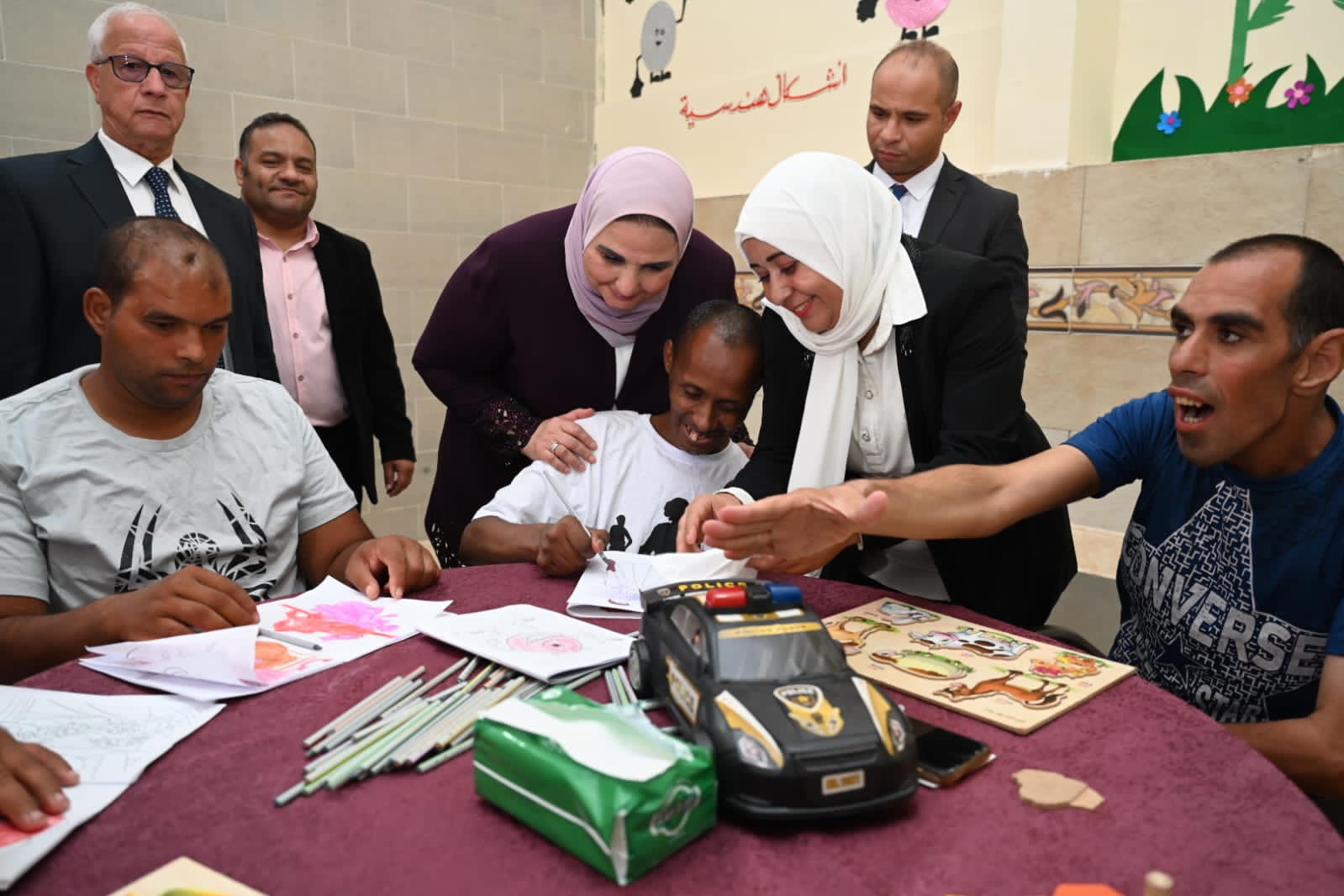 وزيرة التضامن تتفقد مركز التنمية الاقتصادية والاجتماعية ومجمع خدمات الإعاقة لكبار السن بالمرج 1 3011723405743