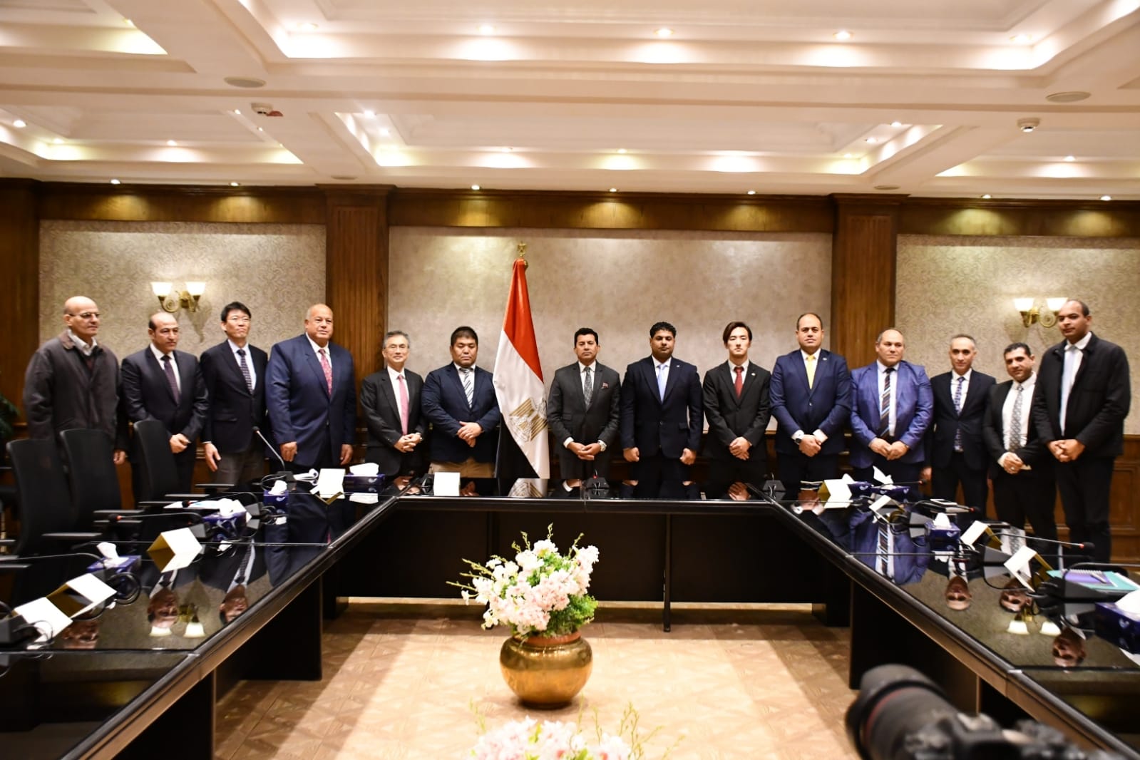 وزير الشباب والرياضة يشهد مراسم إعلان بدء البرنامج التنفيذي لمدرسة الموهوبين الرياضية الدولية 1 5091722677103