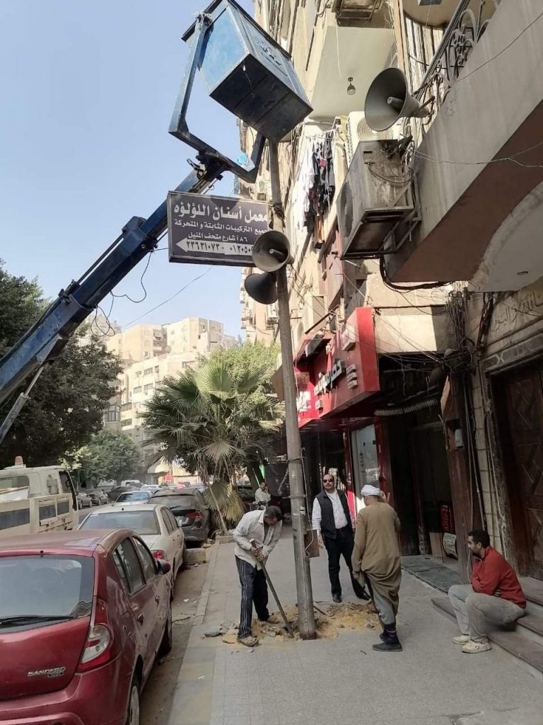 محافظ الإسكندرية يوجه برفع كفاءة الانارة العامة وصيانة الاعمدة الكهربائية 1 elaosboa018971723015443