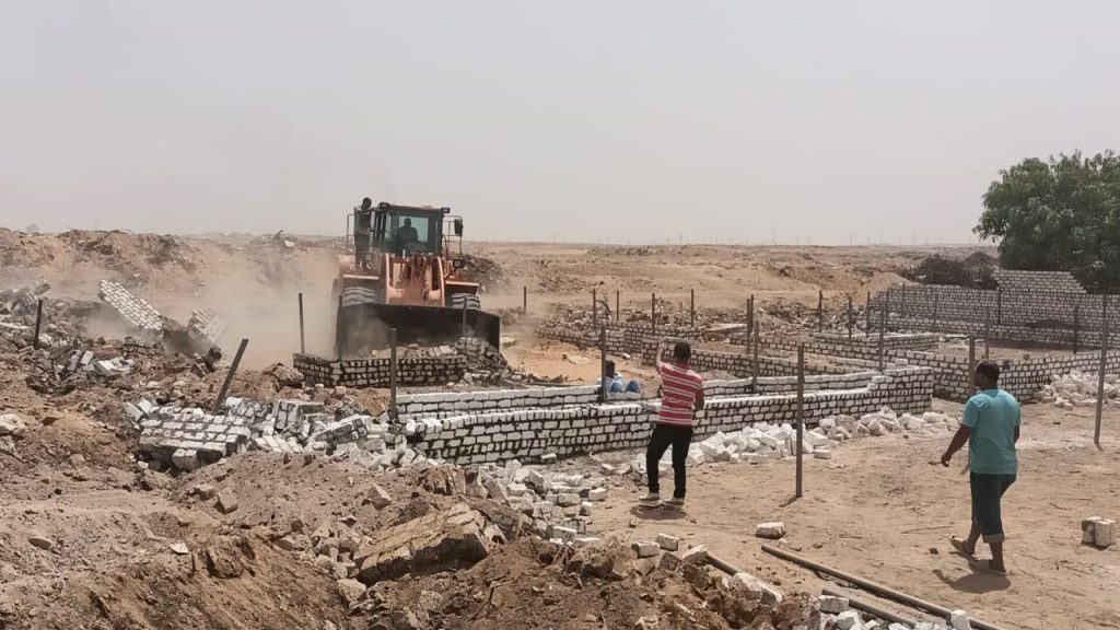حملات مكبرة لإزالة مخالفات البناء والأنشطة المخالفة بثلاث مدن 1 6591726914304