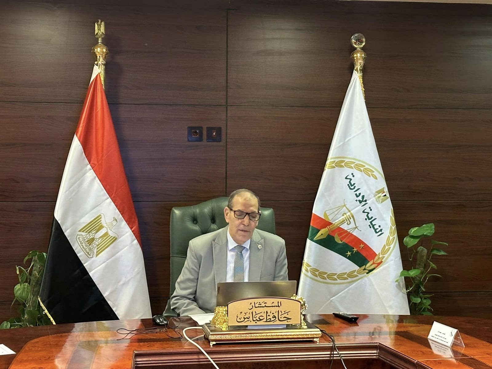 رئيس النيابة الإدارية: نتجه نحو التحول الرقمي الشامل وميكنة التحقيقات للوصول للعدالة الناجزة 1 771726652583