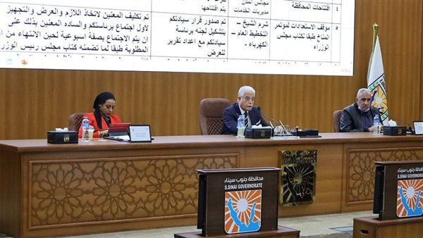 محافظ جنوب سيناء: نعمل على بلورة الفرص الاستثمارية لعرضها على المستثمرين محليًا ودوليًا 1 9011726474804