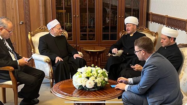 مفتي الجمهورية يهنئ نظيره الروسي لإعادة انتخابه رئيسًا للإدارة الدينية لمسلمي روسيا الاتحادية 1 9641727085603