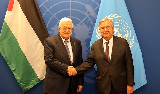 رئيس الوزراء الفلسطيني يبحث مع الأمين العام للأمم المتحدة خطوات تنفيذ وقف العدوان الإسرائيلي 1 IMG 62721727375165