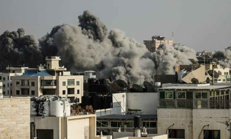 استشهاد 8 فلسطينيين في قصف إسرائيلي على مدرسة للنازحين غرب غزة 1 1024311730032983