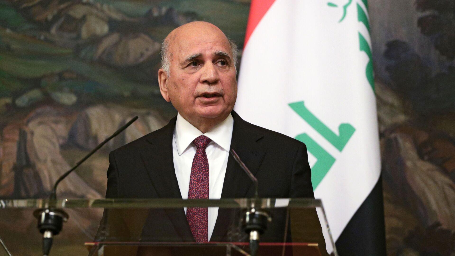 وزير الخارجية العراقي: نسعى إلى تحقيق وقف فوري لإطلاق النار وتجنيب أجوائنا الدخول بالصراع 1