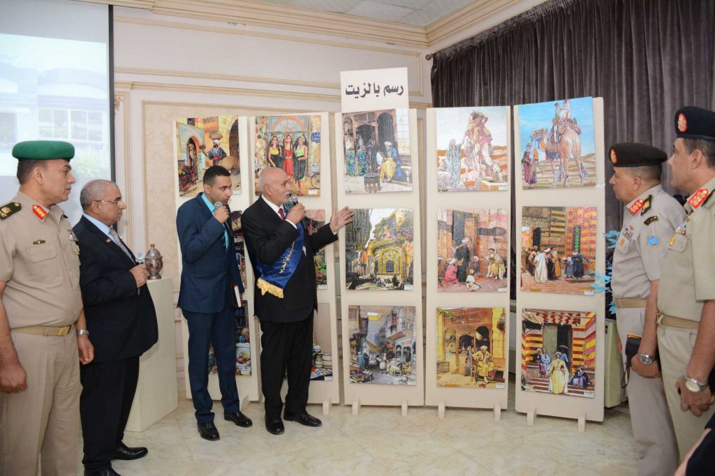 القوات المسلحة تنظم معرضا فنيا لإبداعات المحاربين القدماء بمناسبة الاحتفال بذكرى انتصارات أكتوبر 1 14141411728207487