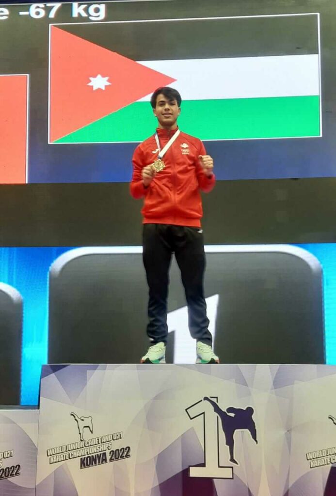 ميدالية فضية ثانية للأردن ببطولة العالم للكاراتيه بإيطاليا 1 16671349631581728832804