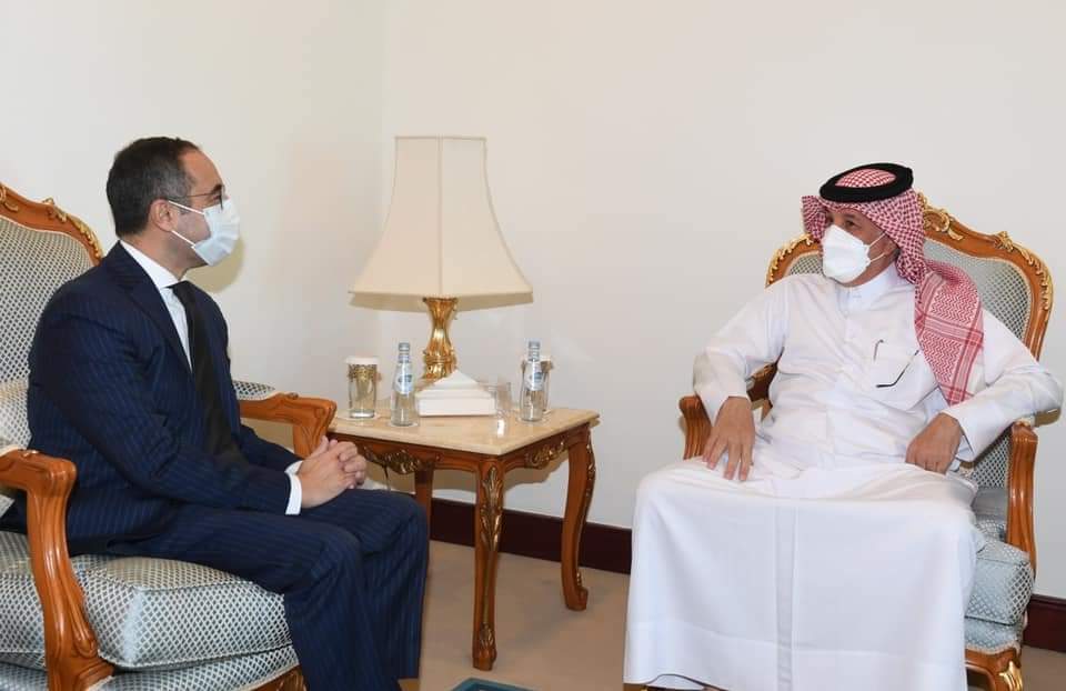 سفير مصر بالدوحة يبحث مع وزير الدولة للشئون الخارجية القطري العلاقات الثنائية والتطورات بالمنطقة 1 19 2021 637706941061113905 1111727947325