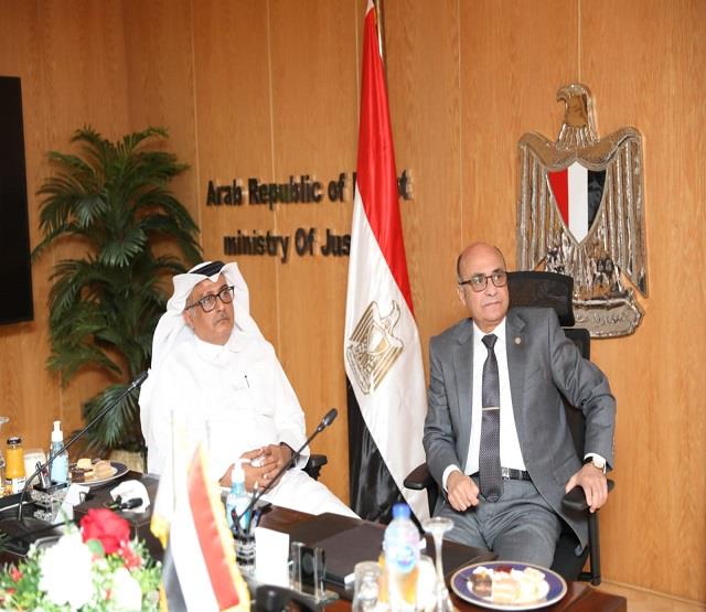 وزير العدل يبحث مع سفير دولة قطر تعزيز التعاون في مختلف المجالات القانونية والقضائية 1 2021 12 5 12 44 19 4911729168442