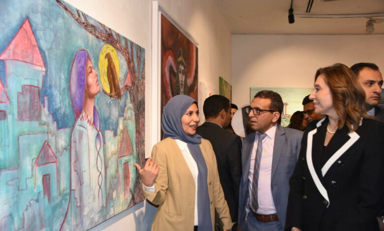 افتتاح معرض الفن التشكيلي الجماعي "منوعات مصرية" بأكاديمية الفنون 1 2023 638367158065177888 5171730081884