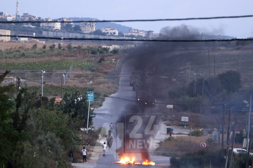 إصابة عشرات الفلسطينيين بالاختناق خلال اقتحام الاحتلال قرية حوسان ببيت لحم 1 32G793Y highres scaled1729710963