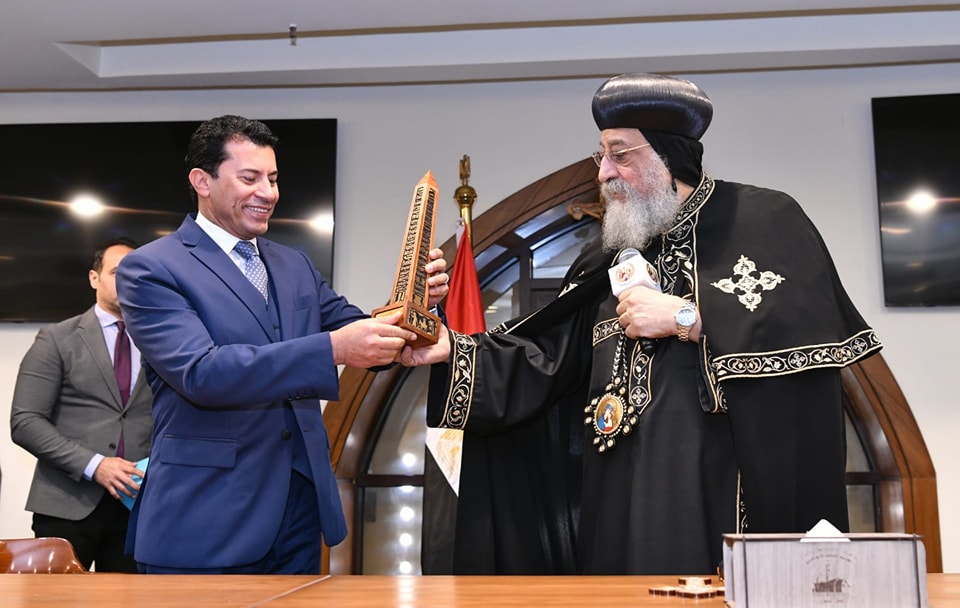 البابا تواضروس يبحث مع وزيري الري والأوقاف جهود التوعية بأهمية ترشيد استهلاك المياه 1 348223362 1037697420541898 6620654874558679687 n 891728371104