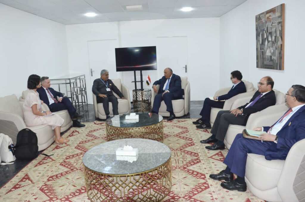 لقاءات مكثفة وتحركات منسقة لوزير الخارجية على مدار الأسبوع على كافة محاور العمل الدبلوماسى 1 8171729848903