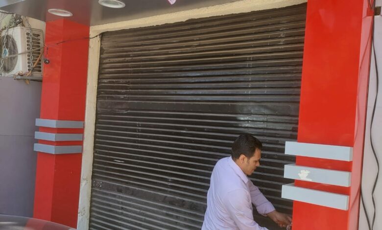 غلق وتشميع 5 محال لقطع غيار السيارات بمدينة نصر لإدارتها بدون ترخيص وإشغالهم للطريق العام 1 8371729510983