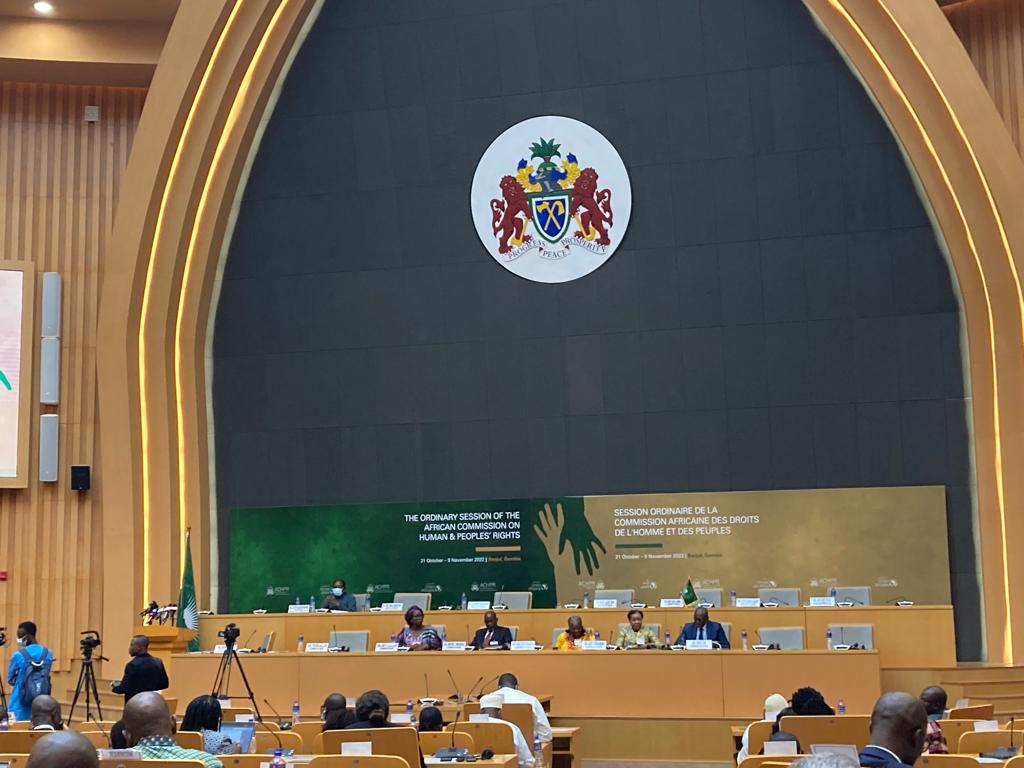 الخميس المقبل.. بدء أعمال الدورة الـعادية الـ 81 للجنة الإفريقية لحقوق الإنسان والشعوب في بنجول 1 IMG 20221022 WA00161728923582