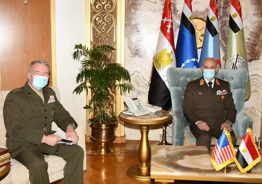 رئيس أركان الجيش الإسرائيلي يبحث مع قائد القيادة المركزية الأمريكية الهجوم الصاروخي الإيراني 1 WhatsApp Image 2021 02 22 at 81727854266