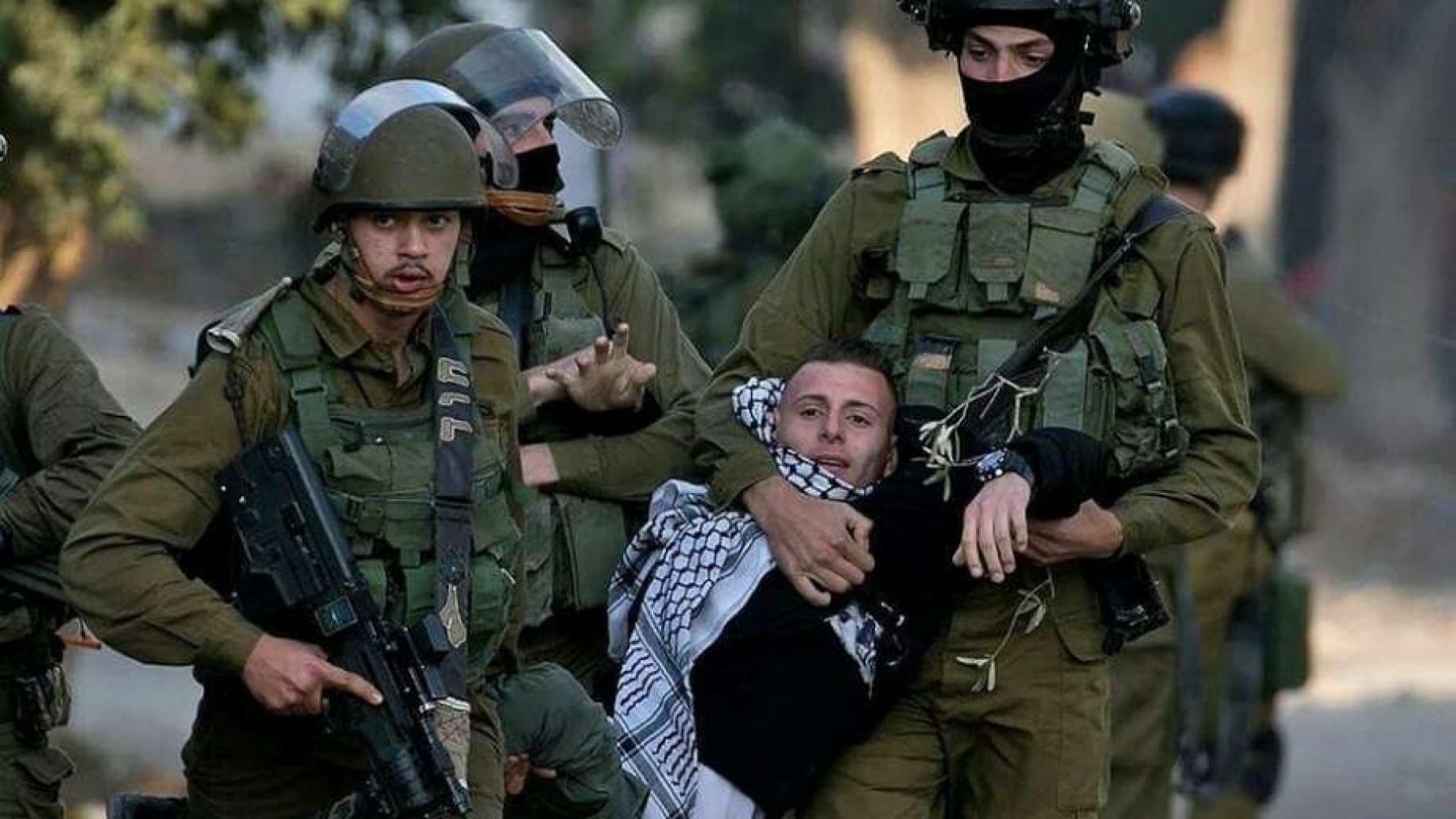 الاحتلال الإسرائيلي يطلق الرصاص الحي على الفلسطينيين خلال اقتحام قريتين في رام الله 1 elaosboa740981728571922