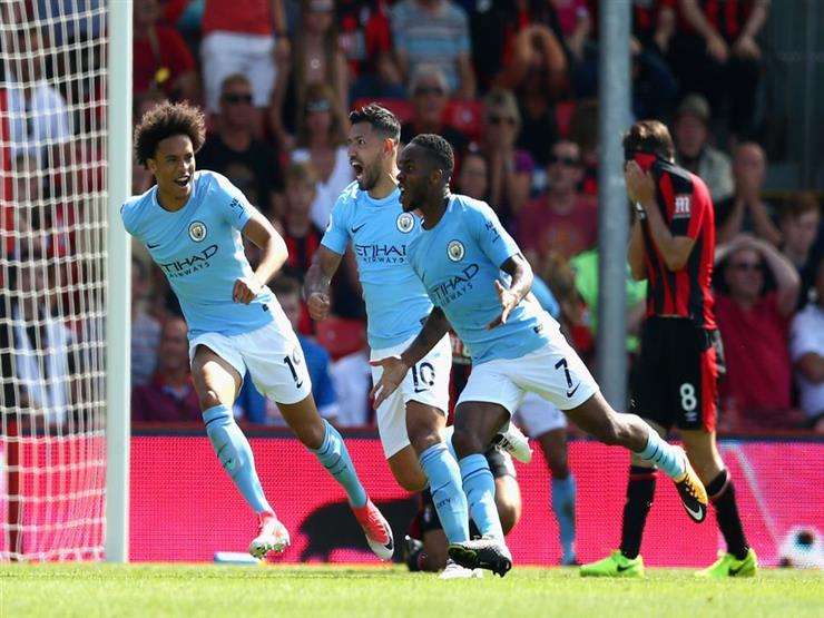 بورنموث يفوز على مانشستر سيتي 2 / 1 في منافسات الدوري الإنجليزي لكرة القدم 1 2017 8 26 15 56 57 1861730569624