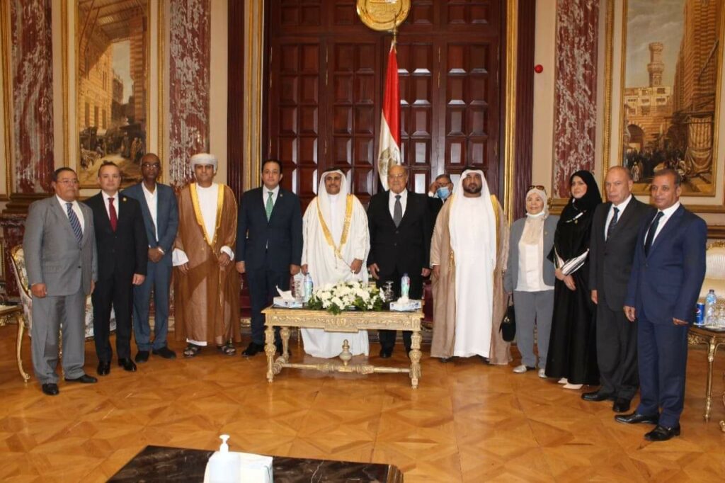 خلال استقباله رئيس البرلمان العربي.. رئيس الشيوخ يؤكد أهمية الدور المحوري للبرلمان العربي 1 6991732449243