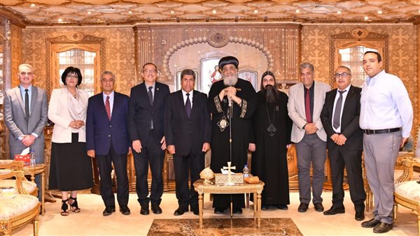 البابا تواضروس يستقبل وفدا من مركز باحثي الإمارات للبحوث والدراسات 1 9721732621205