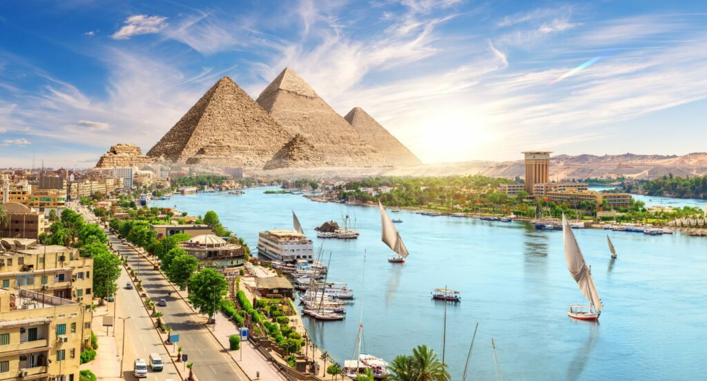 تليفزيون "بريكس": إيرادات السياحة في البرازيل تسجل زيادة غير مسبوقة خلال 2024 1 pyramid complex aswan city by nile aerial view egypt scaled 11732696144