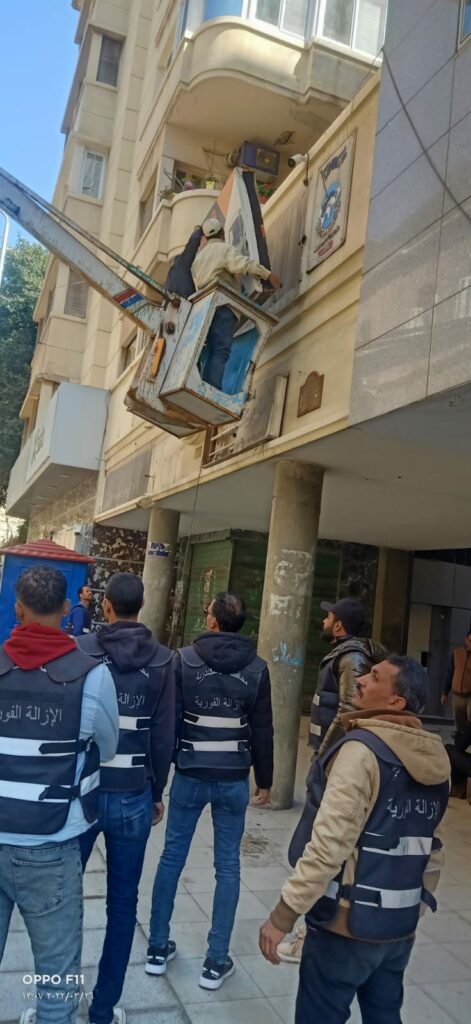 إزالة 525 حالة إشغال متنوعة في حملات موسعة بأحياء الإسكندرية 1 3191733042828