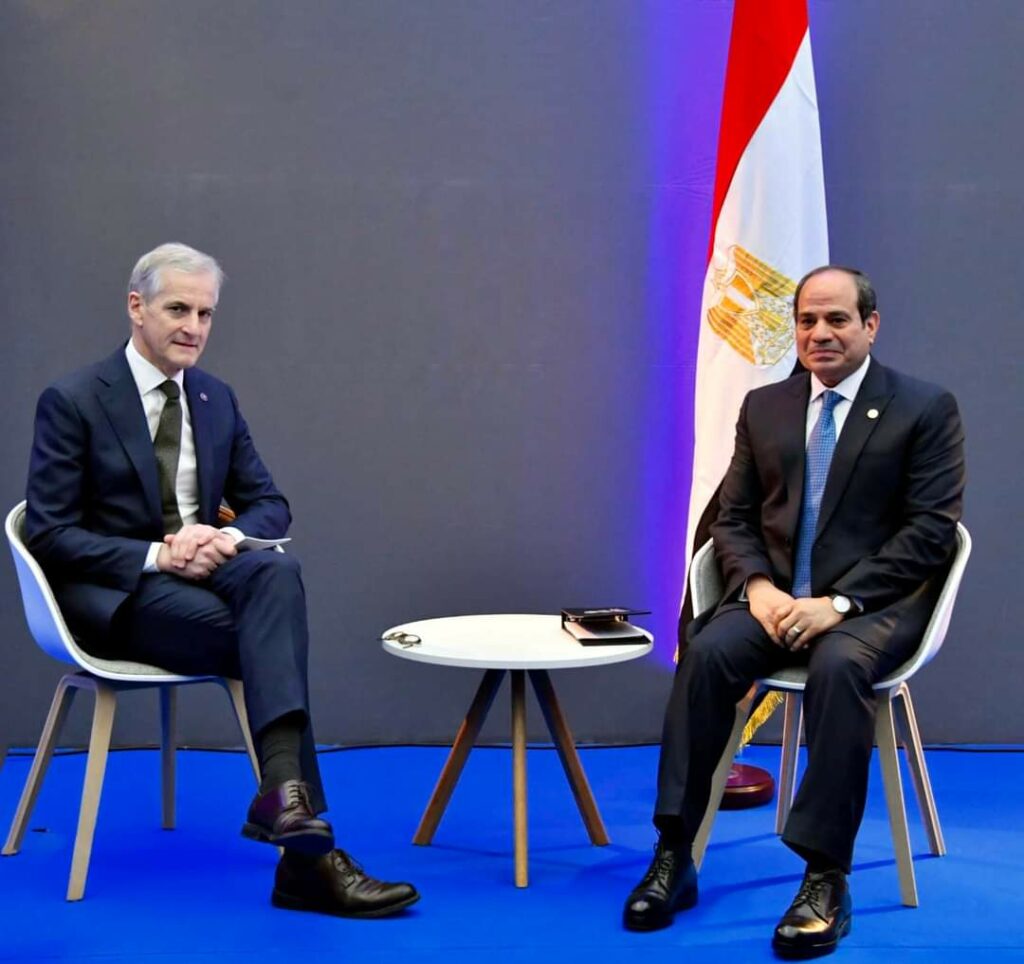 الرئيس السيسي يثمن التعاون القائم بين مصر والشركات النرويجية بمجال الاستثمار الأخضر 1 9O2TKBnn 1644591494 776 64063 fb img 16445914307161733827863