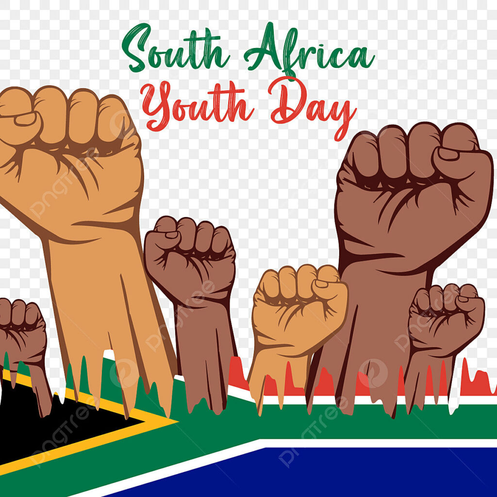 جنوب إفريقيا تؤكد أهمية مساهمة الشباب في الابتكار وريادة الأعمال بالقارة السمراء 1 pngtree south african flag with youth day hand design png image 64313541733823904